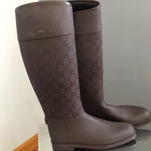 Gucci rain boots